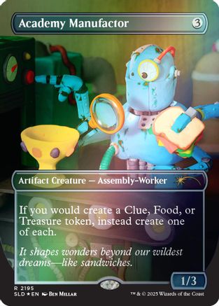 Academy Manufactor (Rainbow Foil) (SLD-2195) - Secret Lair Drop Series Foil-1