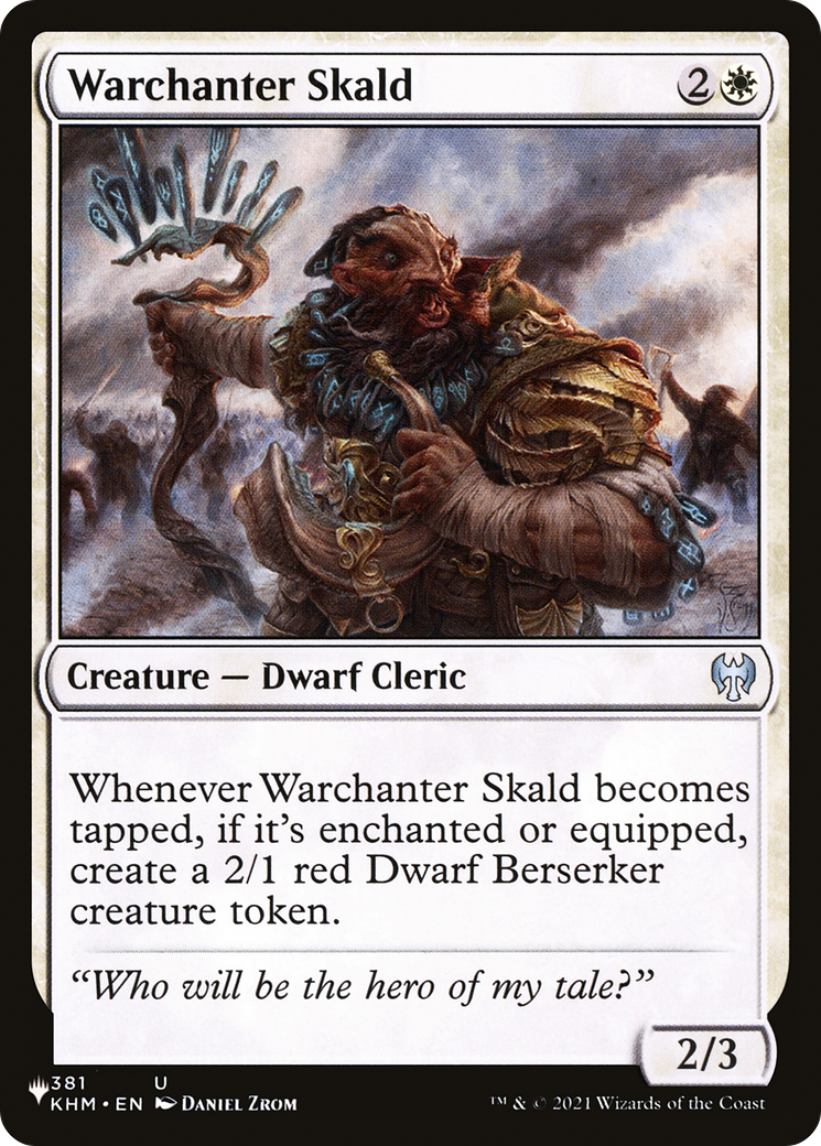 Warchanter Skald (LIST-KHM-381) - The List-1