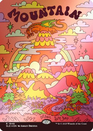 Mountain (1948) (Rainbow Foil) (SLD-1948) - Secret Lair Drop Series Foil-1