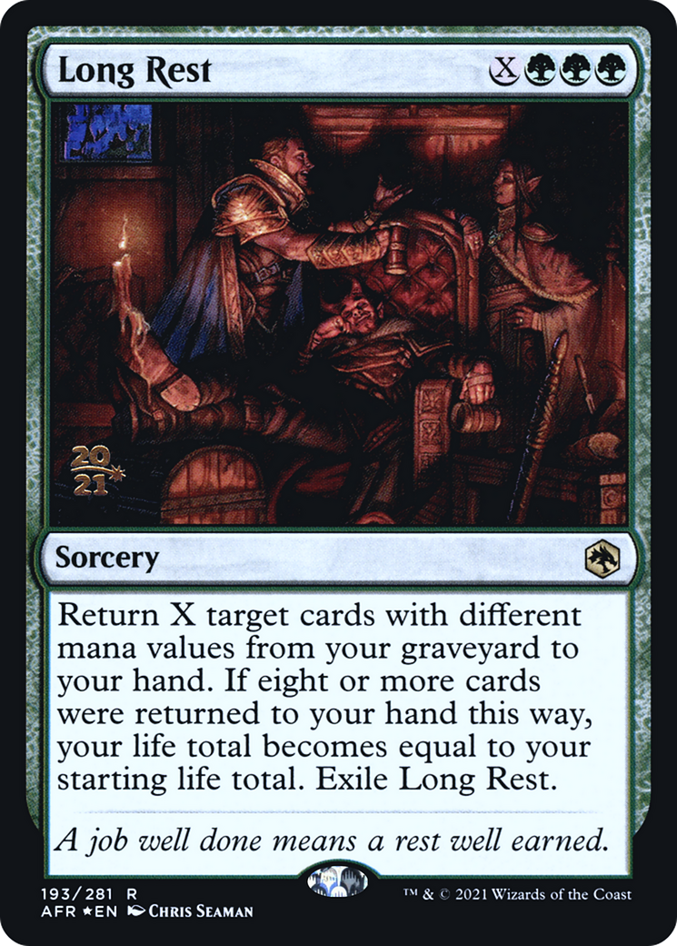 Long Rest [Dungeons & Dragons: Adventures in the Forgotten Realms Prerelease Promos]-1