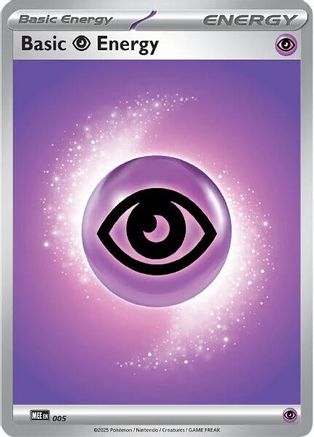 Basic Psychic Energy 005  - Reverse Holofoil MEE Mega Evolution Energies - Common-1