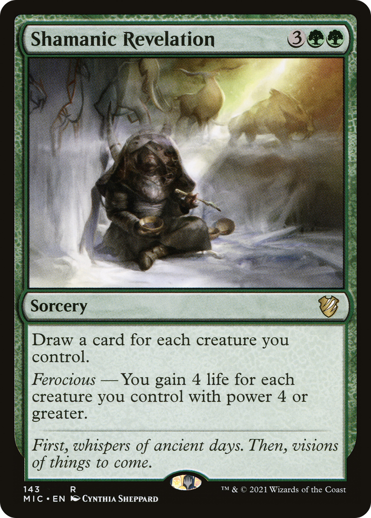 Shamanic Revelation [Innistrad: Midnight Hunt Commander]-1