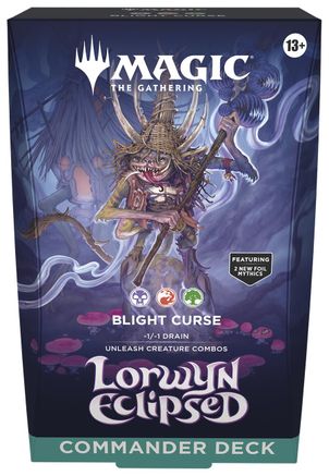 Lorwyn Eclipsed Commander Deck - Blight Curse-1