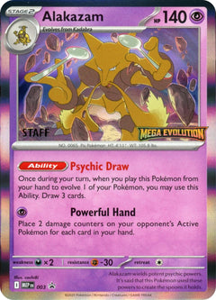 Alakazam (003) (Staff) [Mega Evolution Promo]-1
