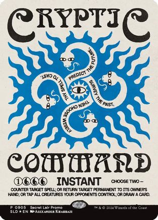 Cryptic Command (Rainbow Foil) (SLD-905) - Secret Lair Drop Series Foil-1
