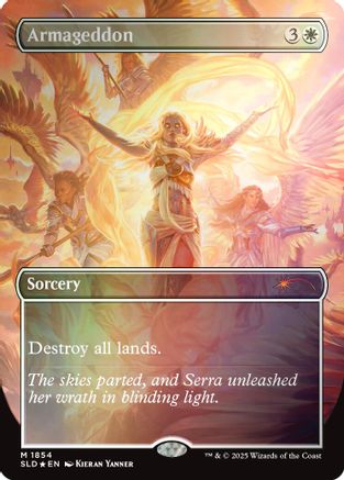 Armageddon (Rainbow Foil) (SLD-1854) - Secret Lair Drop Series Foil-1