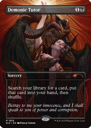 Demonic Tutor (SLD-1856) - Secret Lair Drop Series-1