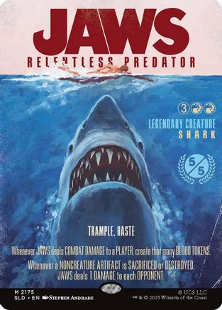 Jaws, Relentless Predator (SLD-2175) - Secret Lair Drop Series-1