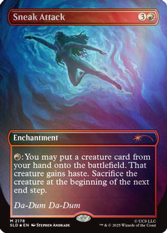 Sneak Attack (Rainbow Foil) (SLD-2178) - Secret Lair Drop Series Foil-1