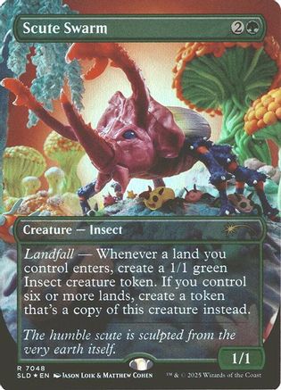 Scute Swarm (Rainbow Foil) (SLD-7048) - Secret Lair Drop Series Foil-1