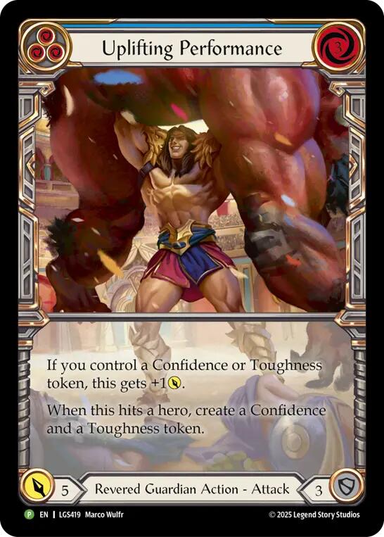 Uplifting Performance [LGS419] (Promo)  Cold Foil-1