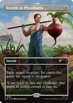 Swords to Plowshares (2167) (SLD-2167) - Secret Lair Drop Series Foil-1