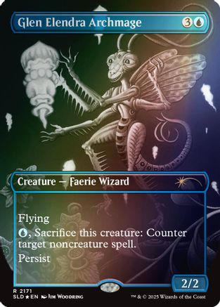 Glen Elendra Archmage (2171) (Rainbow Foil) (SLD-2171) - Secret Lair Drop Series Foil-1