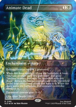 Animate Dead (Rainbow Foil) (SLD-2189) - Secret Lair Drop Series Foil-1