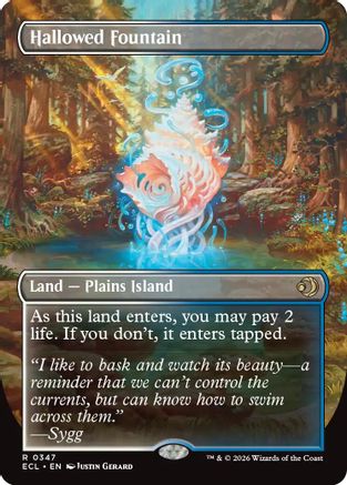 Hallowed Fountain (Borderless) [Lorwyn Eclipsed]-3