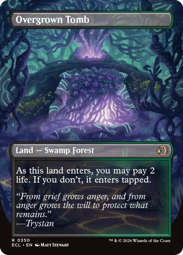 Overgrown Tomb (Borderless) [Lorwyn Eclipsed]-2