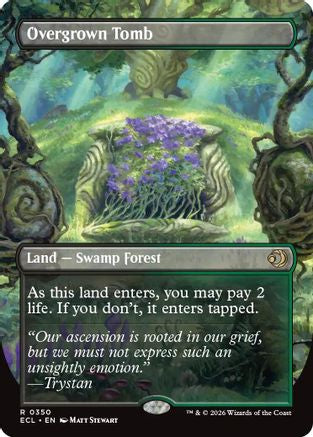Overgrown Tomb (Borderless) [Lorwyn Eclipsed]-3