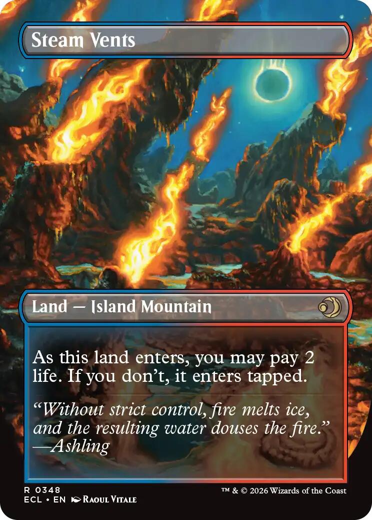 Steam Vents (Borderless) [Lorwyn Eclipsed]-2