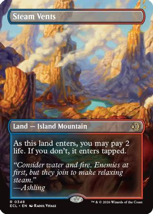 Steam Vents (Borderless) [Lorwyn Eclipsed]-3