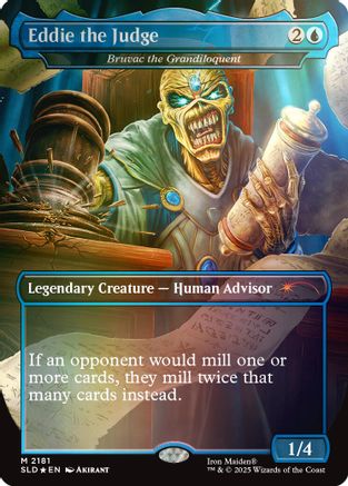 Eddie the Judge - Bruvac the Grandiloquent (Rainbow Foil) (SLD-2181) - Secret Lair Drop Series Foil-1