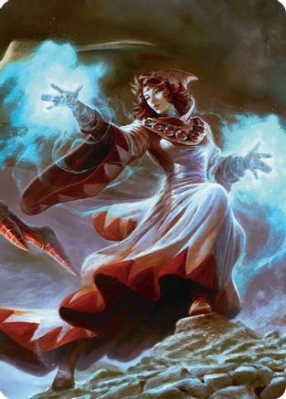 The Destined White Mage Scene Art Card [FINAL FANTASY Art Series]-1