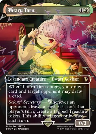 Tataru Taru (Borderless) (Chocobo Track Foil) [FINAL FANTASY Commander]-1
