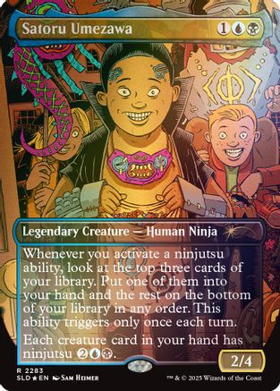 Satoru Umezawa (Rainbow Foil) (SLD-2283) - Secret Lair Drop Series Foil-1