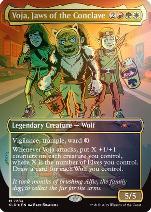 Voja, Jaws of the Conclave (Rainbow Foil) (SLD-2284) - Secret Lair Drop Series Foil-1