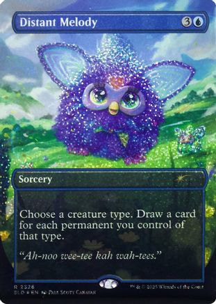 Distant Melody (2326) (Confetti Foil) (SLD-2326) - Secret Lair Drop Series Foil-1