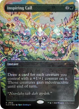 Inspiring Call (Confetti Foil) (SLD-2328) - Secret Lair Drop Series Foil-1