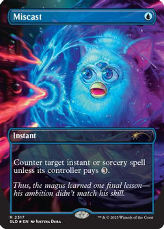 Miscast (Rainbow Foil) (SLD-2317) - Secret Lair Drop Series Foil-1