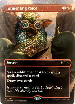 Tormenting Voice (Confetti Foil) (SLD-2334) - Secret Lair Drop Series Foil-1