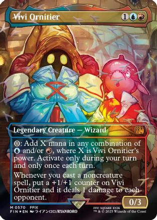 Vivi Ornitier (Borderless) (Chocobo Track Foil) (FIN-570) - FINAL FANTASY Foil-1