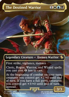 The Destined Warrior (Borderless) [FINAL FANTASY Commander]-1