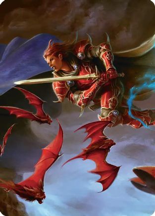 The Destined Warrior Scene Art Card [FINAL FANTASY Art Series]-1