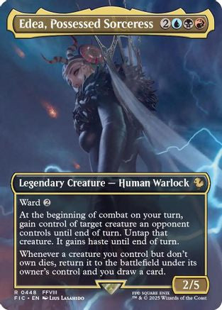 Edea, Possessed Sorceress (Borderless) [FINAL FANTASY Commander]-1