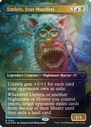Umbris, Fear Manifest (Rainbow Foil) (SLD-2324) - Secret Lair Drop Series Foil-1