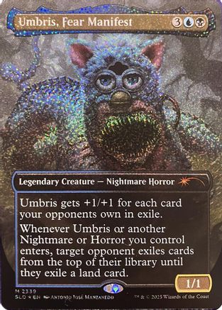 Umbris, Fear Manifest (Confetti Foil) (SLD-2339) - Secret Lair Drop Series Foil-1