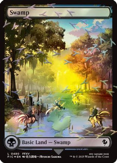 Swamp (Chocobo Track Foil) [FINAL FANTASY Commander]-1