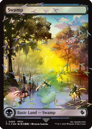 Swamp (Chocobo Track Foil) [FINAL FANTASY Commander]-1