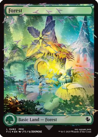 Forest (Chocobo Track Foil) [FINAL FANTASY Commander]-1