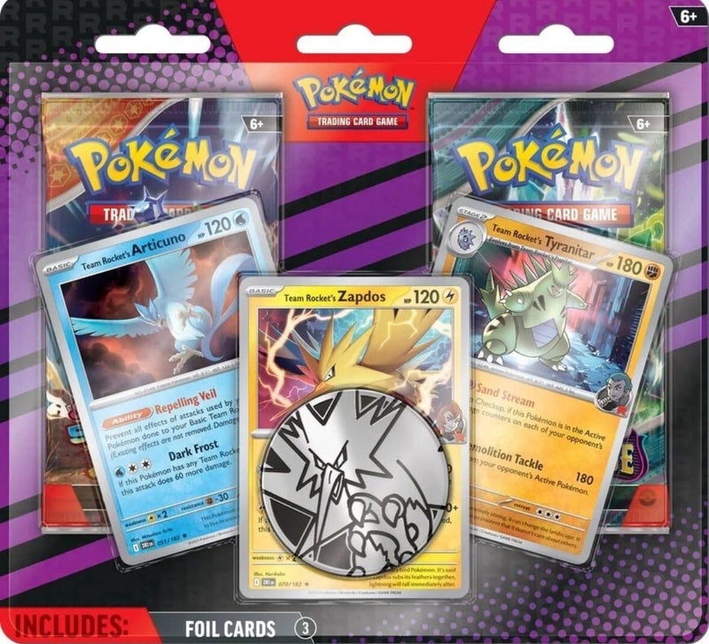 2-Pack Blister Pack (Team Rocket's Articuno, Zapdos & Tyranitar)-1