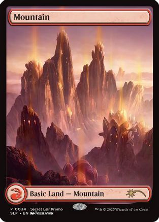 Mountain (0034) [Secret Lair Showdown]-1