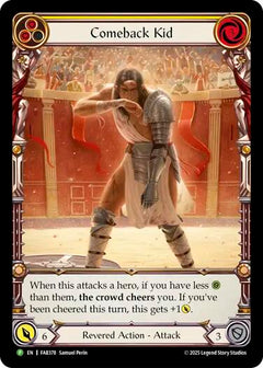 Comeback Kid (Yellow) [FAB378] (Promo)  Rainbow Foil-1
