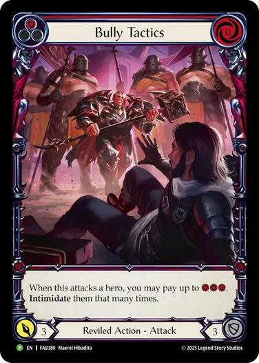 Bully Tactics (Cold Foil) [FAB380] (Promo)  Cold Foil-1