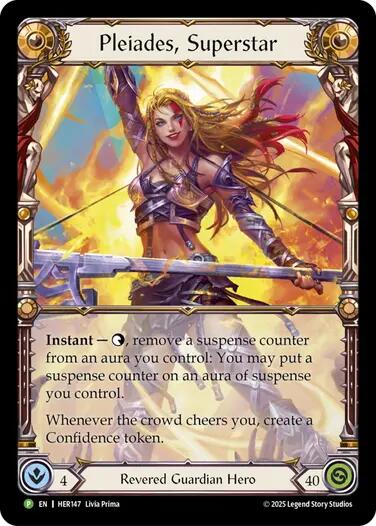 Pleiades, Superstar [HER147] (Promo)  Rainbow Foil-1