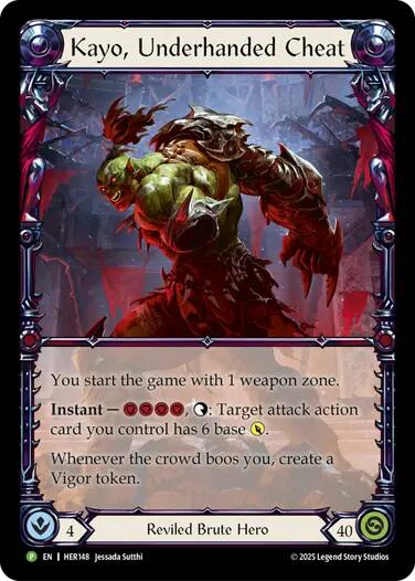 Kayo, Underhanded Cheat [HER148] (Promo)  Rainbow Foil-1