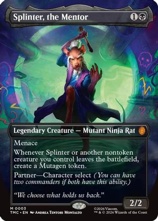 Splinter, the Mentor (Borderless) [Teenage Mutant Ninja Turtles Commander]-1