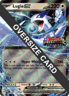 Lugia ex (Prismatic Evolutions Stamped) 082  - Holofoil Jumbo Cards - Double Rare-1
