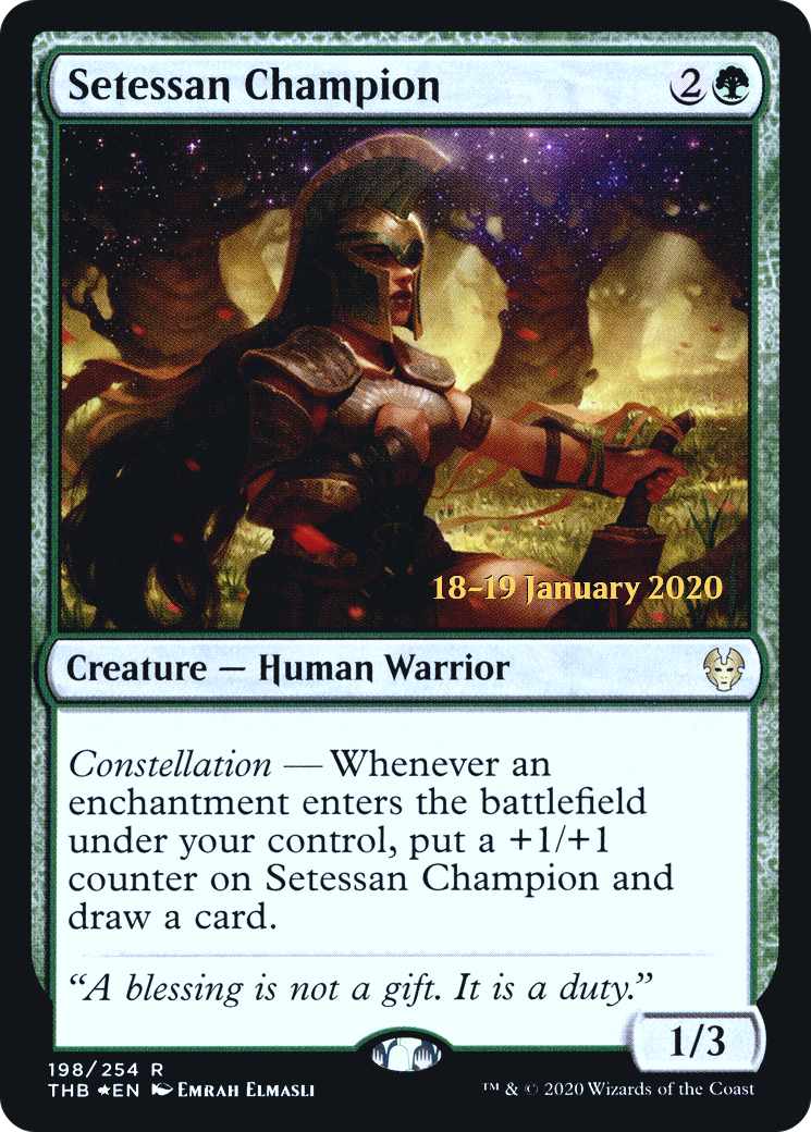 Setessan Champion [Theros Beyond Death Prerelease Promos]-1